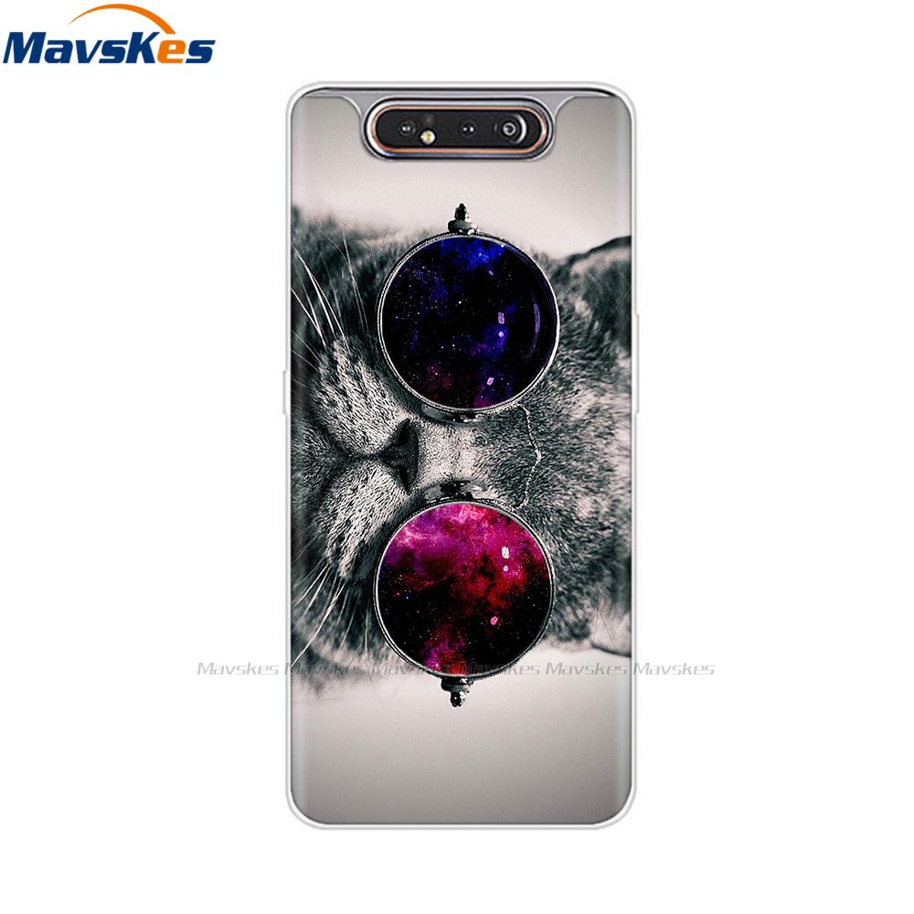 Per Samsung Galaxy A80 Custodia A805 Silicone Morbido TPU Custodia per Telefono Per Samsung A80 2019 A 80 GalaxyA80 A805F A805 SM-A805F/DS Copertura