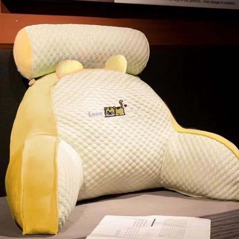 Large Bedroom Headboard Backrest Cushion Cover for Lumbar Support