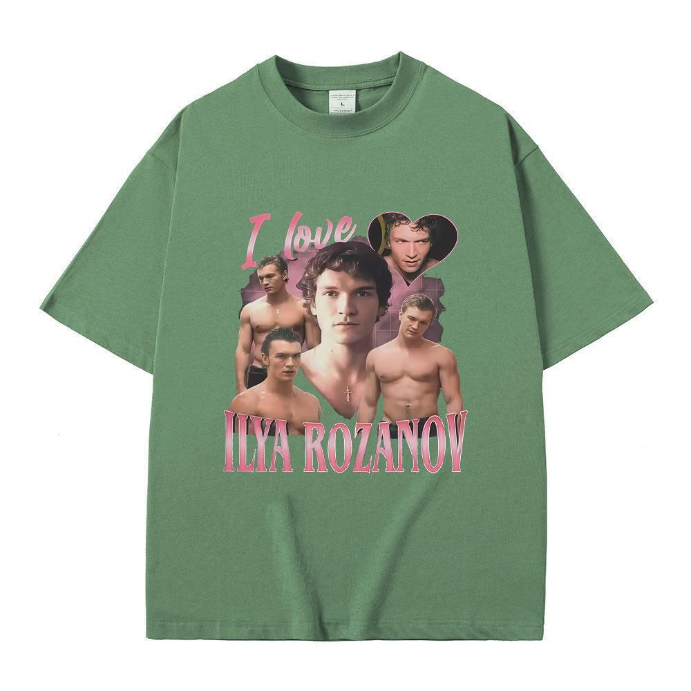 

Heated Rivalry Tshirts I Love Ilya Rozanov Graphic T Shirts Men Women Casual Oversized Crewneck Tshirt Male Fashion Streetwear 4XL