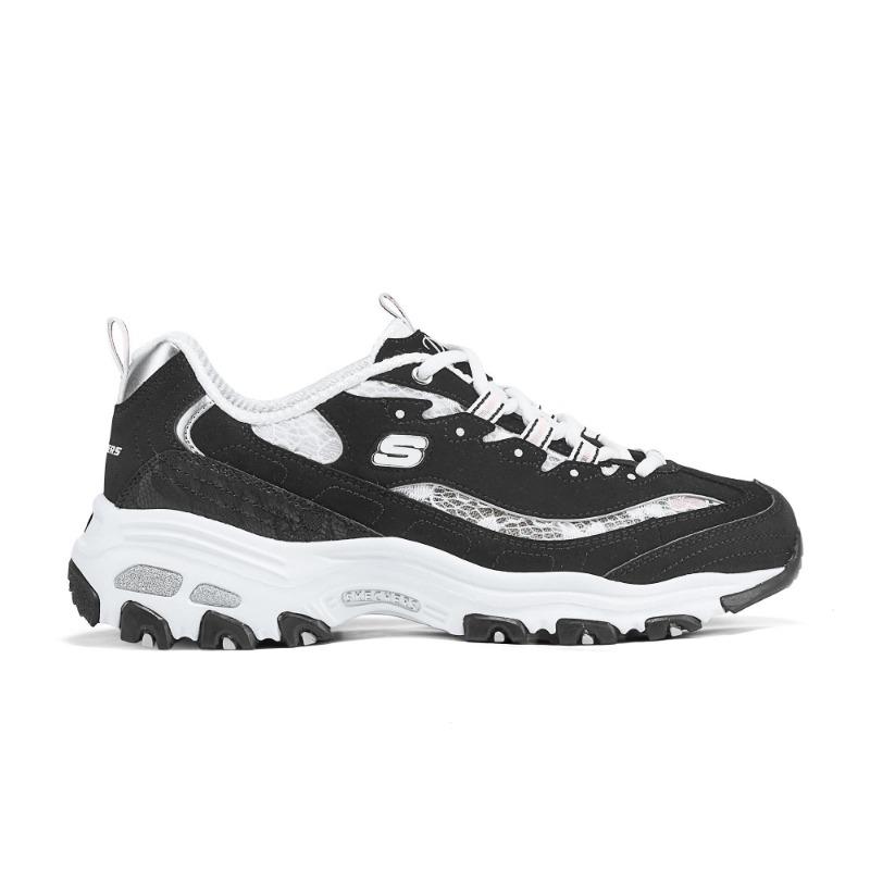 Skechers DLITES Women Breathable Low Casual Shoes Black 150535-BKW