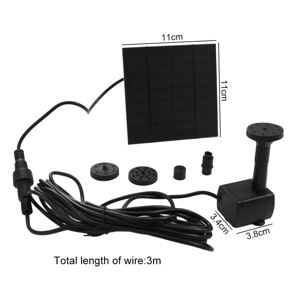 DC Brushless Solar Panel Water Pump Mini Solar Water Fountain Solar Fountain Pump  Fish Tank