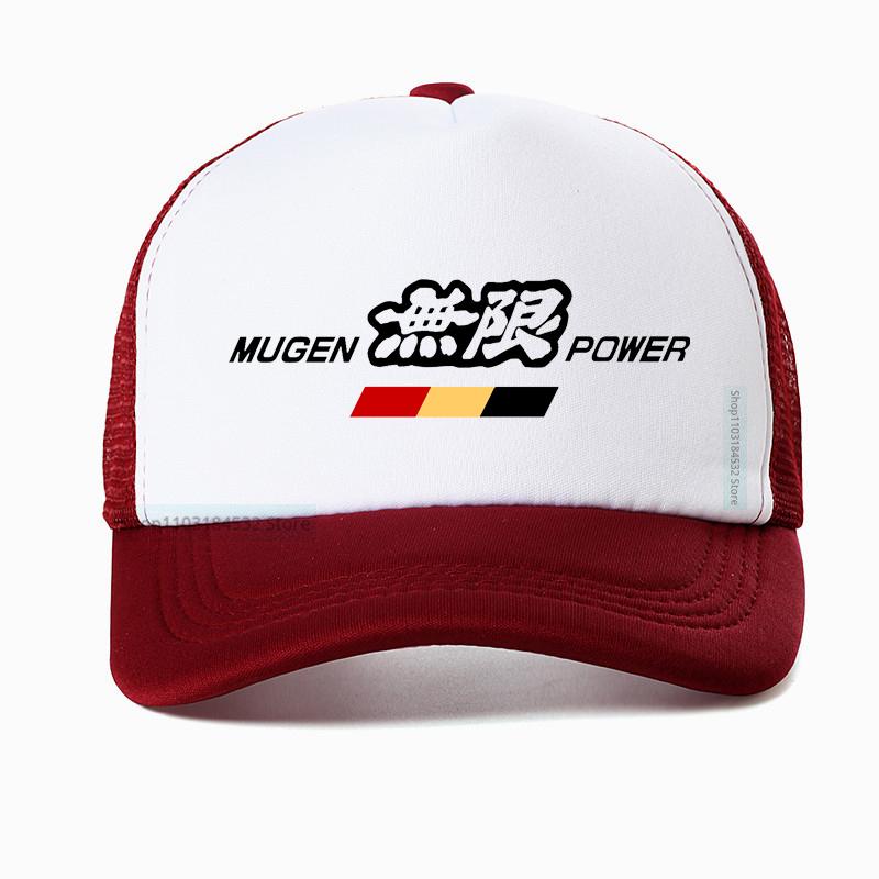 New MUGEN POWER JAZZ Tuning Racinger Car Logo Unisexs Baseball Cap Summer Cool Adjustable Outdoor Breathable Sports Hat