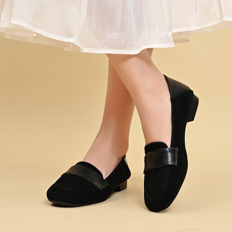 Fashion French Retro Soft Sole Loafers Women's 2025 Fall New Versatile Flat Single Shoes