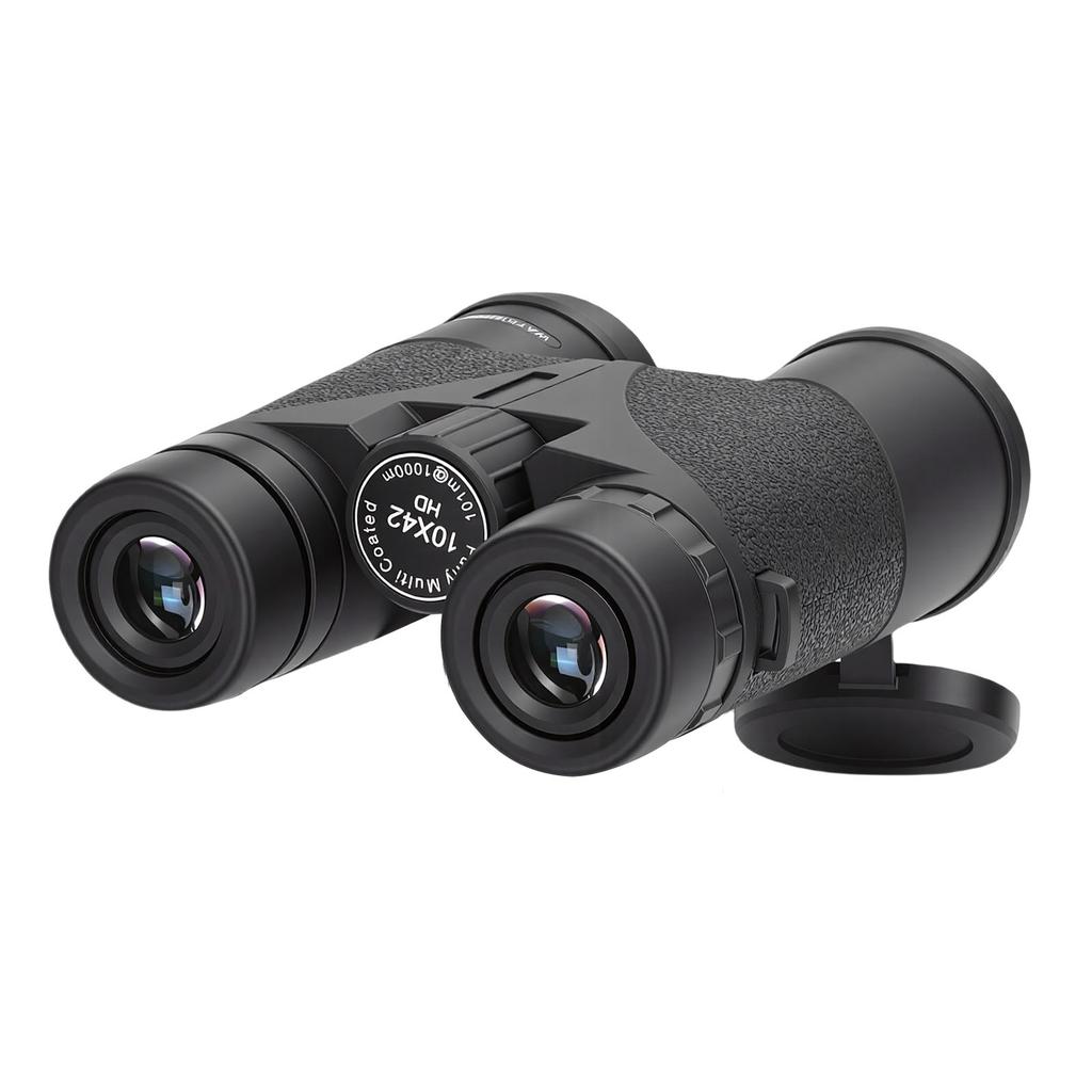 10x42 Binoculars Multilayer Coating HD Compact Binoculars for Travel Concert with BK7 Prism Twist Up Eyecups