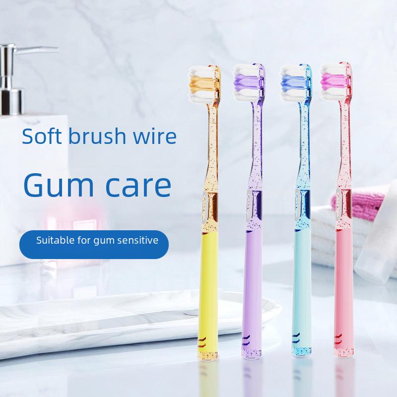 Kashawanmao Adult Soft Bristle Wide Head Toothbrush for Advanced Cleaning