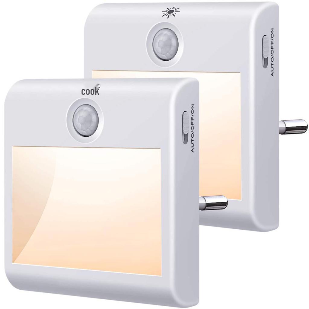 LED Motion Sensor Night Light - Energy-Saving, Eye-Friendly for Hallways, Staircases, and Kickboards