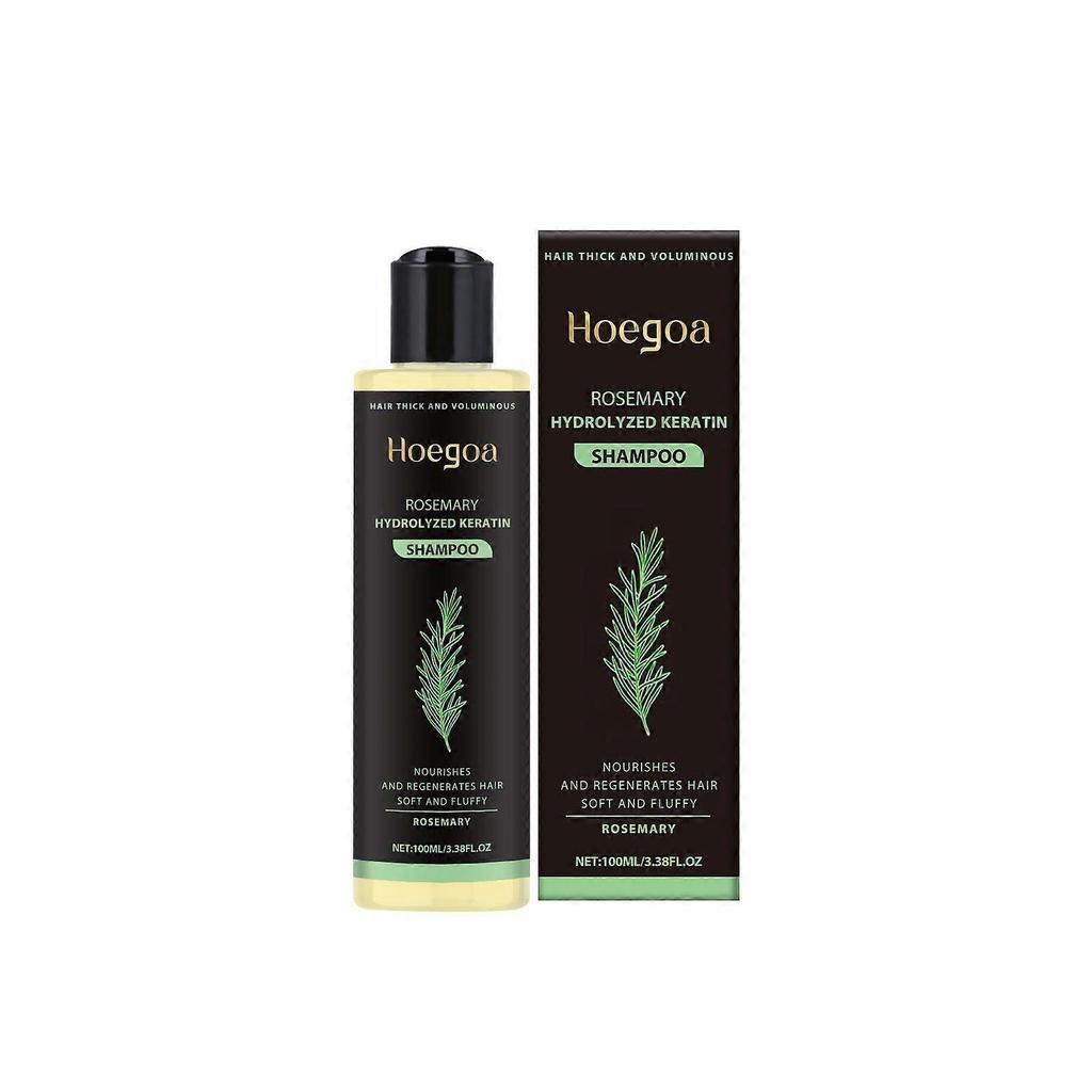 Hoegoa Rosemary Thickening Shampoo Herbal Essence Nourishes And Repairs Hair, Controls Oil And Adds Volume