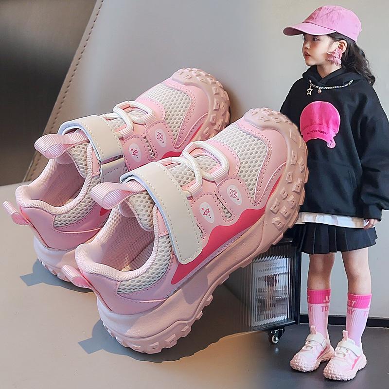Children's sports shoes, girls' shoes new autumn style, princess shoes for children, fashionable soft-soled running shoes