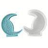 Flexible Sturdy Silicone Mould Fashion Accessory for Making Unique Moon Shaped Candle and Home Decorations