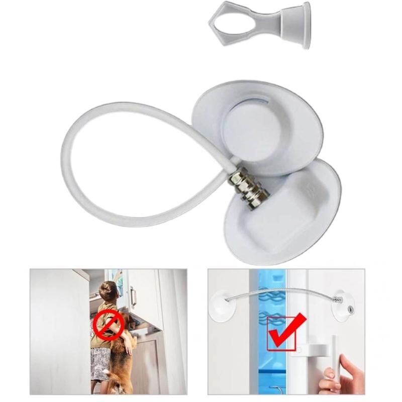 Fechadura Magnética para Geladeira com Chave para Porta de Armário Limitadores Autoadesiva Fechadura de Geladeira para Crianças Segurança Infantil Armário