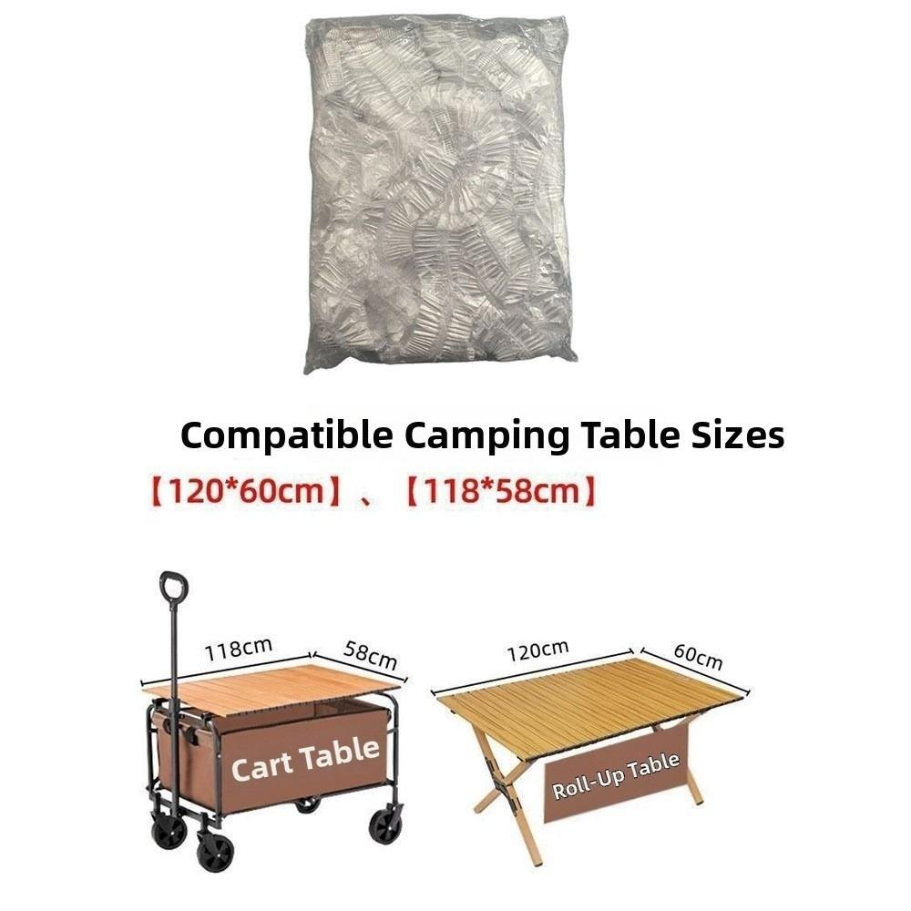 10Pcs Elastic Bound Disposable Table Cover Oil-Proof Table Protector Picnic Mat  Outdoor
