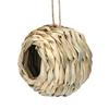 Outdoor Bird Nest Natural Grass Hand Woven Large Space Spherical Straw Bed Habitat Cave Comfortable Hummingbird Nest Courtyard