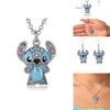 Lilo Stitch Fashion Jewelry Alloy Chain With Rhinestones For Casual Gift