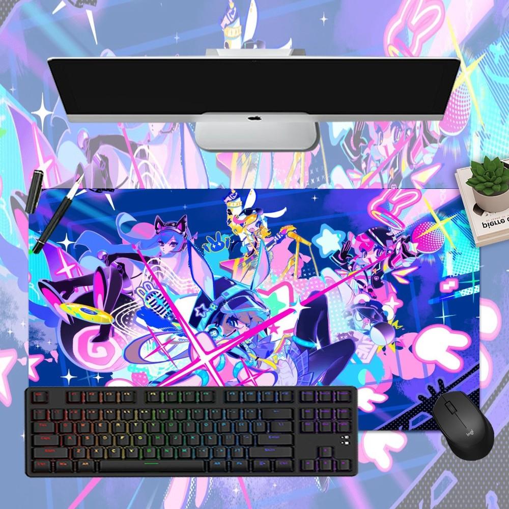 Muse Dash Anime Girl Mousepad Boy Pad Natural Rubber Gaming Mousepad Desk Mat Size For Gameing World Of Tanks CS GO Zelda