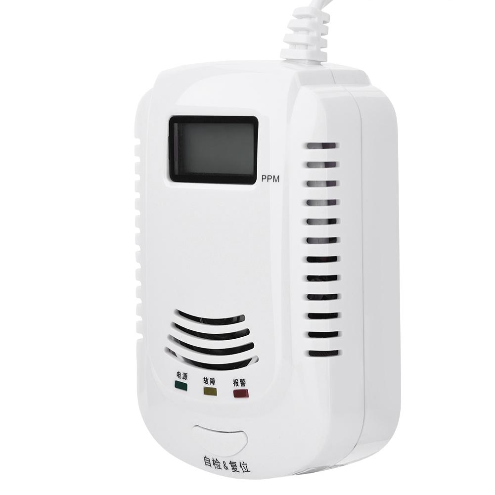 Combustible Gas Detector Live Action Speech LED Display Alarm Combustible Gas Leakage Sensor