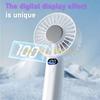 L8RE Mini Handheld Fan with 3 Speed and Rechargeable Battery Cooling Device for Travel Office and Outdoor Activity Use