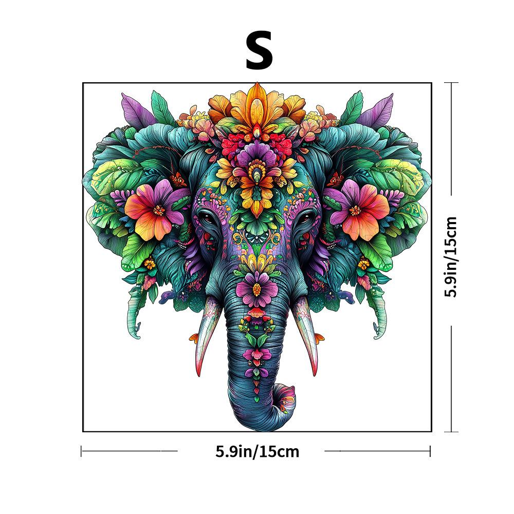 House On A Cup Wooden Puzzle Irregular Small Animal Pieces Flat Wooden Puzzle