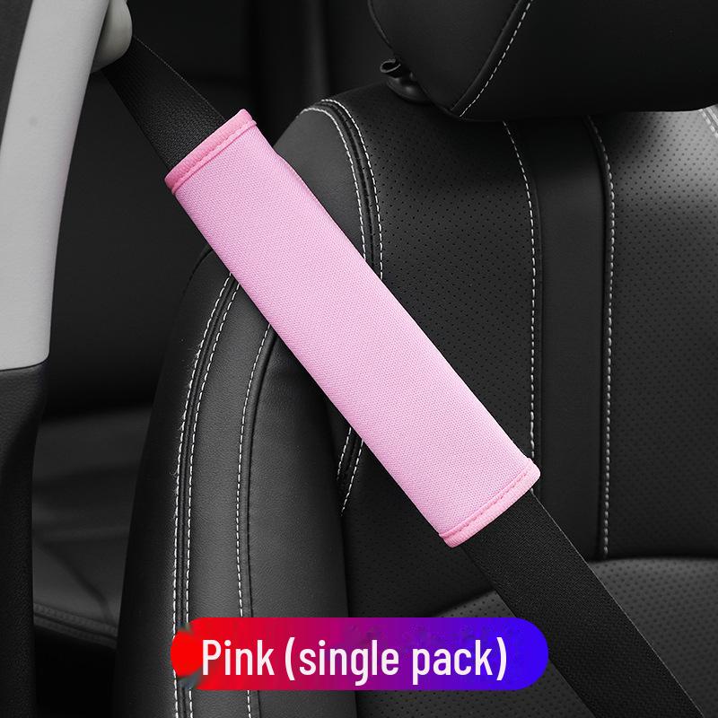 All-Season Breathable Linen Car Seat Belt Shoulder Guard