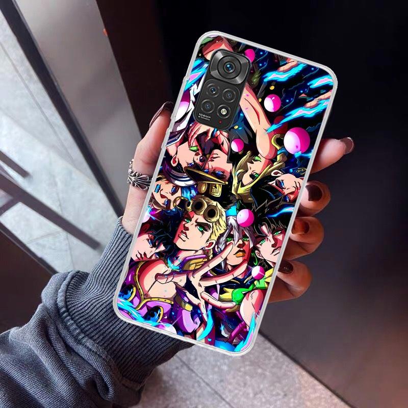 JoJo's Bizarre Adventure Hot Anime Phone Case For Xiaomi Poco X5 X6 X7 Pro F7 Ultra M7 Redmi 15C 15 13C 13 12C 12 10 10C 10A 9 9