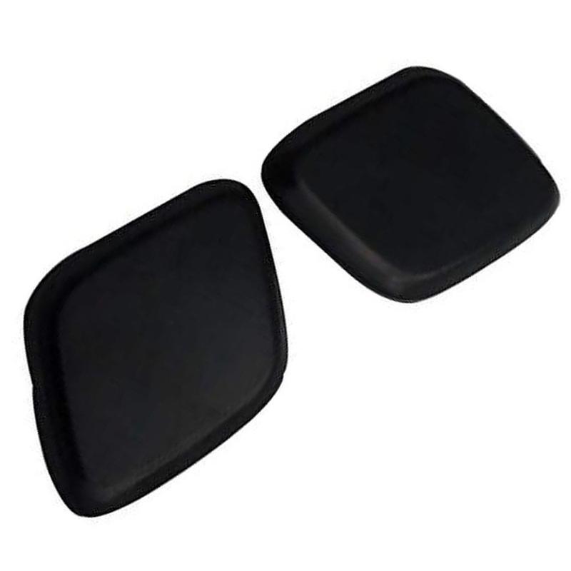 For Ford Focus 2012-2014 Left/Right Side Front Bumper Headlight Washer Nozzle Cover Cap Black Plastic