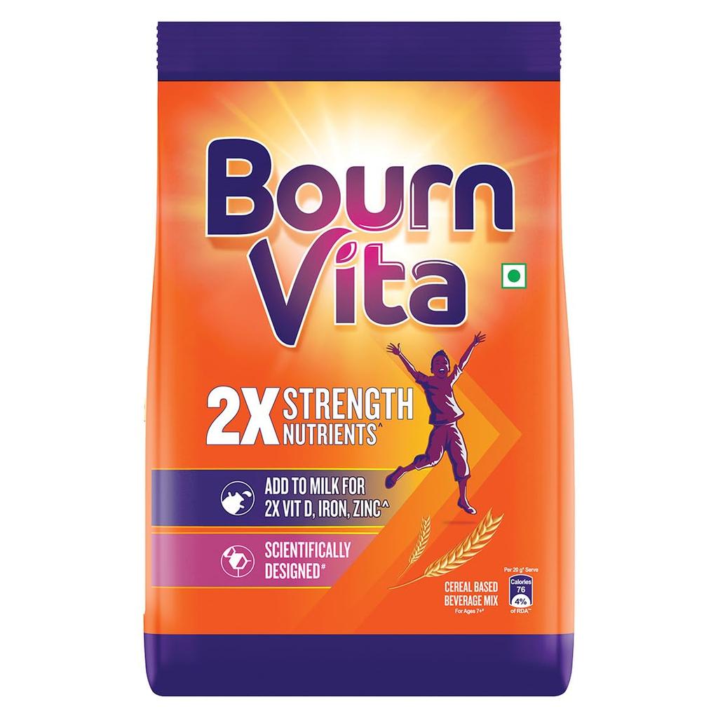 Bournvita Chocolate Nutrition Drink, 500 g Pouch