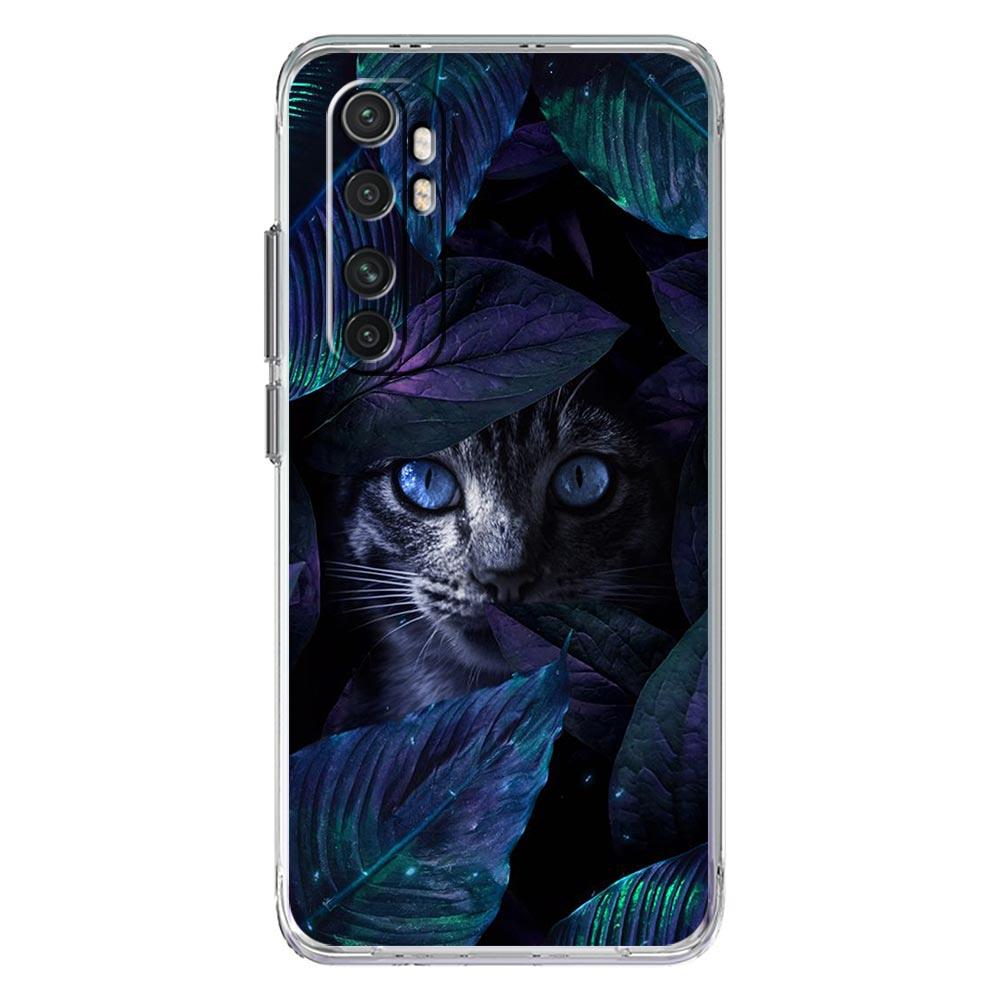 Phone Case For Xiaomi Poco X6 X5 NFC X3 F6 F5 Pro F4 F3 M3 14 13T 12T 12 13 Lite 11 Mi 5G Clear Cover Cute Detection cat