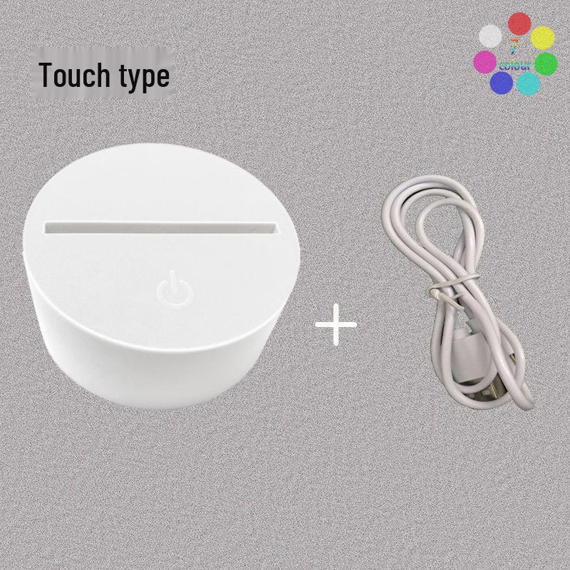 3D Quicksand Night Light - Touch-Control Atmosphere Lamp with Hourglass Landscape Design, Perfect for Relaxation and Gift Giving