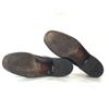 70s-80s Vintage Felt Tongue Leather U-tip McKay Construction 9 26.5-27.0 Black Maker Unknown Business Dress shoes(USED)