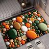Absorbent Diatomaceous Mud Bath Mat With Pebble Non-Slip Floor Bathroom Kitchen Entryway