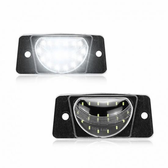 2Pcs Clear License LED Plate White Lights Tag Lamp 12V For 2004-07 Buick Rainier
