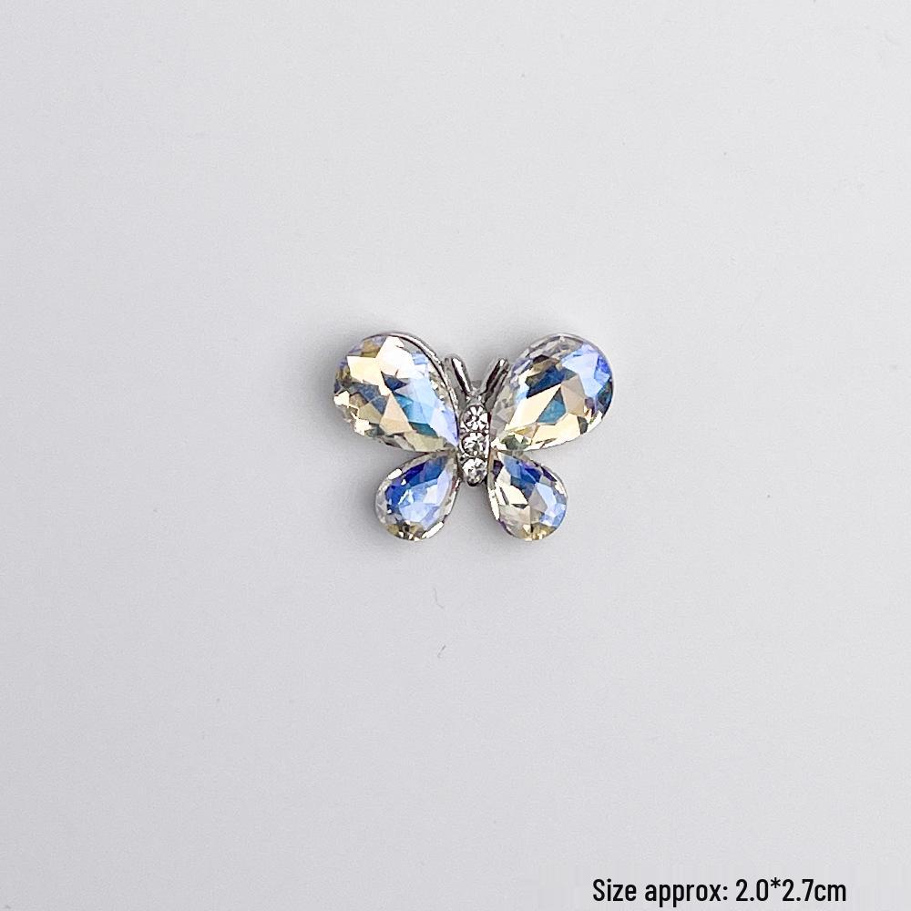 Decor Floare Sabot Aliaj Retro Stras - Catarame DIY High-End