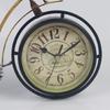 Stille Metall-Tischuhr Schreibtischuhr Dekorative Tischuhr Stille Tickenlose Uhr für Wohnzimmer Büro Dekorationen