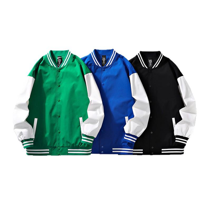 2022 Men's Unisex Loose Fit Baseball Jacket - High-Quality, Skin-Friendly Autumn/Winter Outerwear