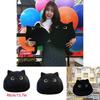 Adorable Black Cat Shaped Plush Toy Soft Stuffed Doll For Cozy Comfort And Play