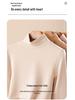 Women's 2025 Warm High-Neck Base Layer Top, Thickened Silk with Lambswool Lining