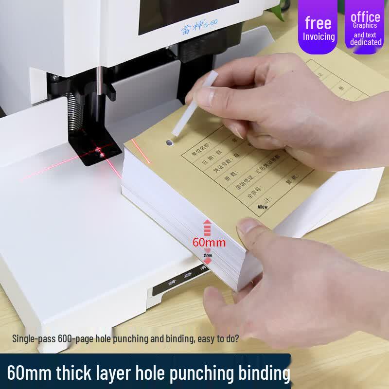 Raytheon Automatic Financial Binding Machine CN plug (adapter included)