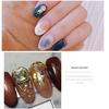 1 Rad Gold Silber Gebogene Legierung Niete Nagel Schmuck Nagel Perlen Strass Nail Art Dekoration