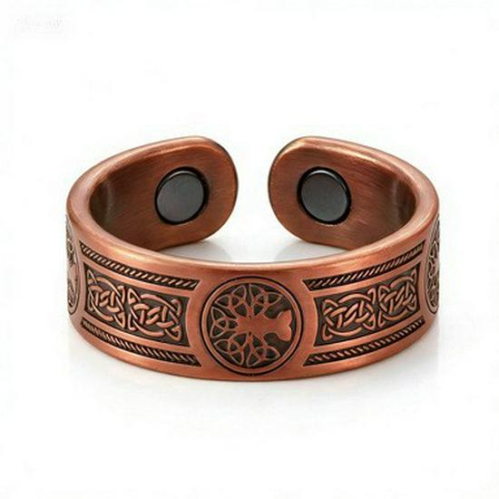 Magnetic Retro Life Tree Bracelet - Bronze Color for Men and Women