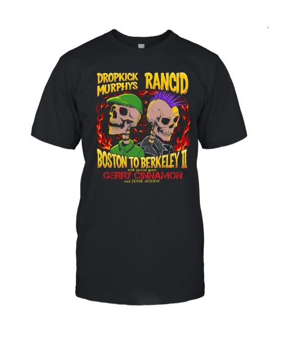 Dropkick Murphys x Rancid Unisex T-Shirt – Punk Rock Band Tour Tee