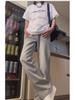 Light Blue Men's Flared Machete Jeans - Versatile American High Street Style, Straight Leg Summer Pants.
