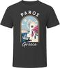 Paros Grecja Cyklady Wyspa Wakacje Podróż Plakat Pamiątka Prezent Koszulka