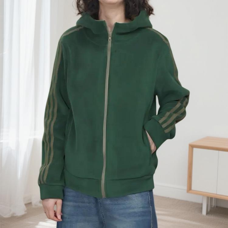 

Женское пальто с капюшоном больших размеров на осень/зиму 2025 - Толстая австралийская шерсть, повседневное и теплое L (suggested for 120-140 jin)