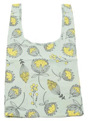 Friends Hill Marche Bag, Hokuou Flower, Mint