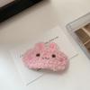 Cartoon Furry Kids Girl Hair Clip Funny Animal Panda Rabbit Bang Side Clip Plush Autumn Winter Girl Hair Pin Children Headwear