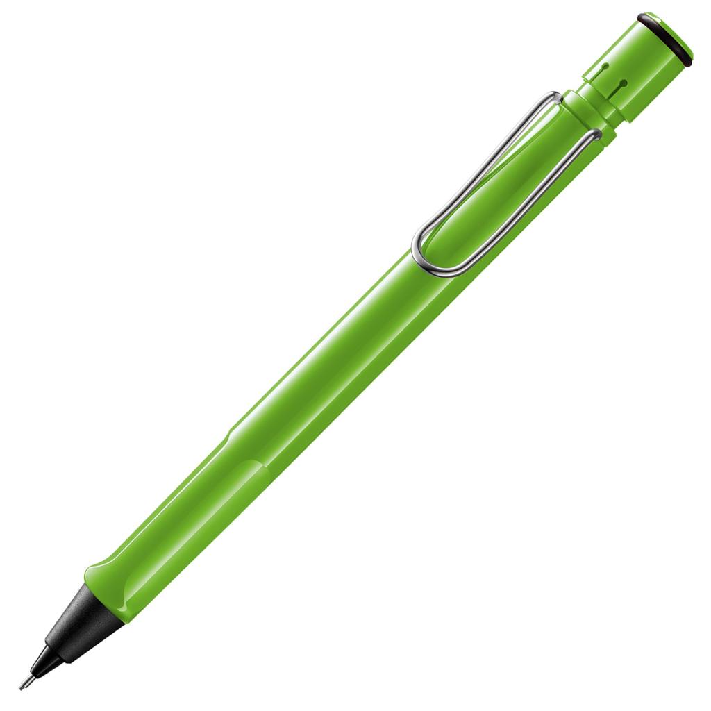 LAMY Safari Green Mechanical Pencil Ergonomic Grip Mechanical Pencil with Durable ASA Plastic Body Perfect for Writing and Drawing Includes LAMY M 41