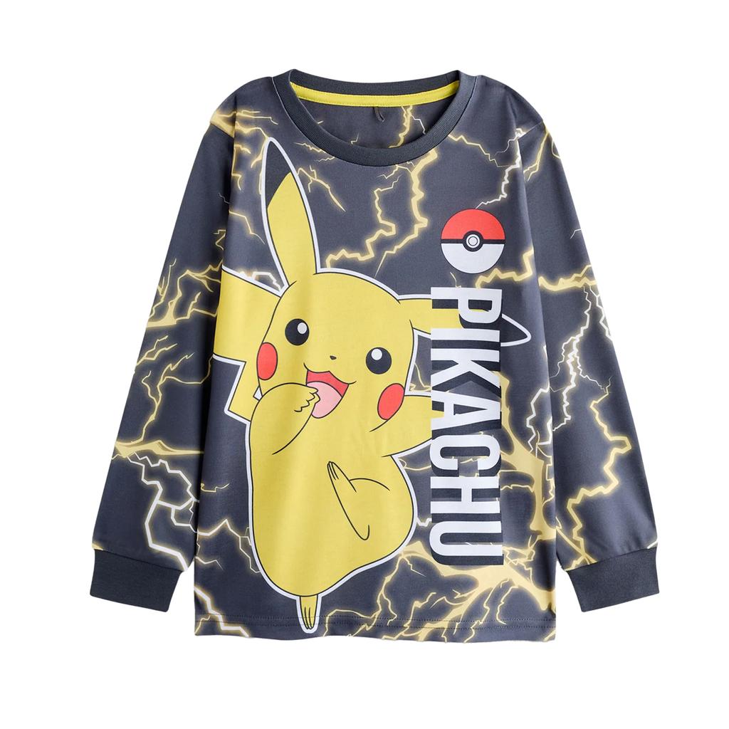POKEMON Langärmliges Pikachu-Pyjama-Set für Jungen