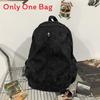 Classic Nylon Student Backpack With Design For School And College Use