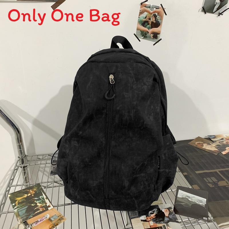 Classic Nylon Student Backpack With Design For School And College Use