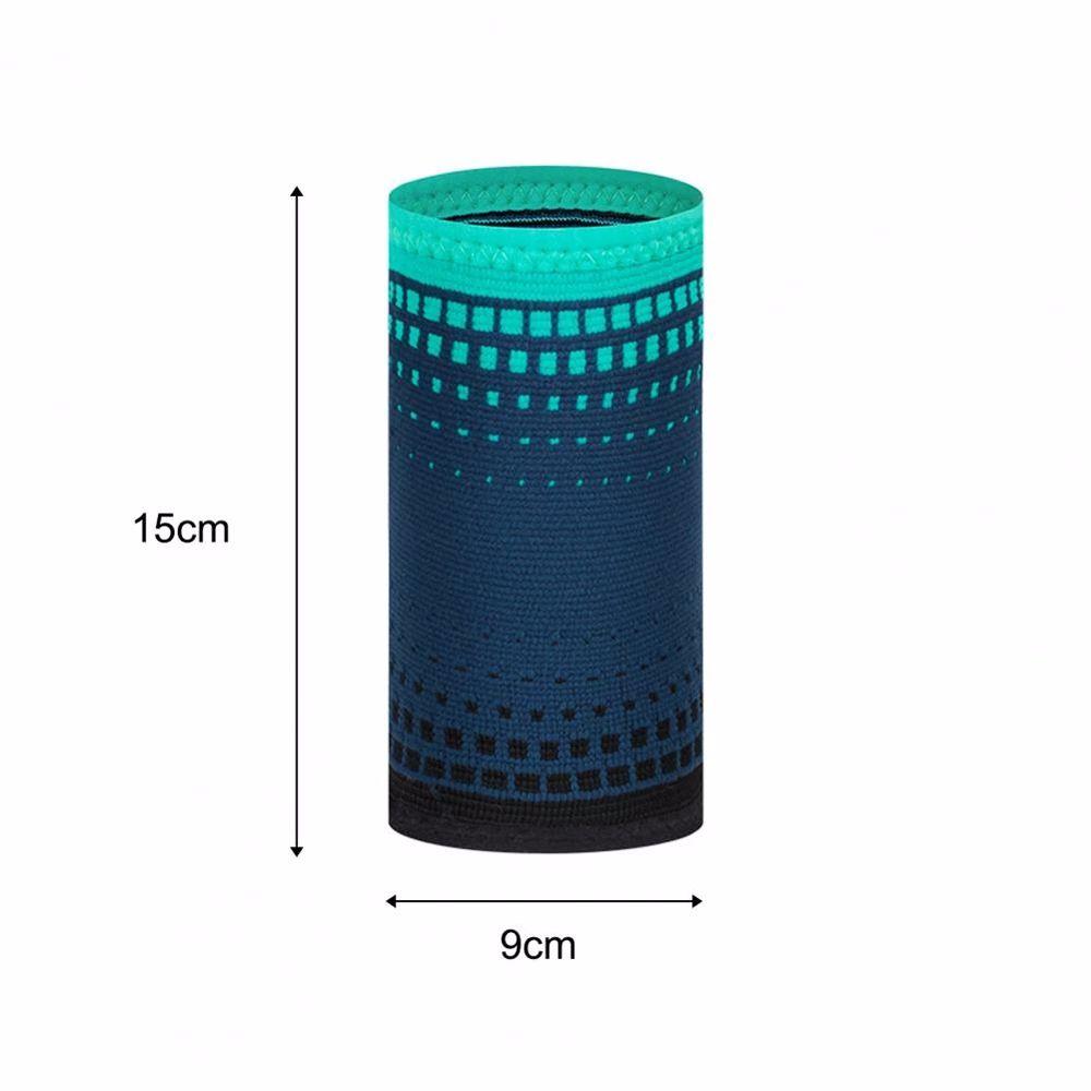 Breathable Nylon Knit Basketball Volleyball Sweat Bands Compression Protective Sports Wristband