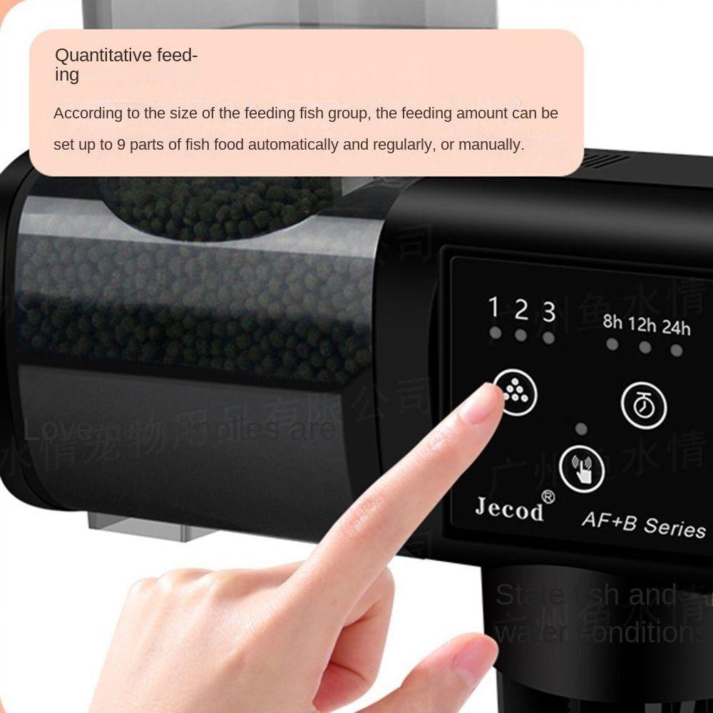 250ML/500M Intelligent Automatic Feeder Digital Display Screen Automatic Fish Feeder Home